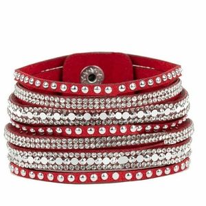 All Hustle Red Urban Bracelet